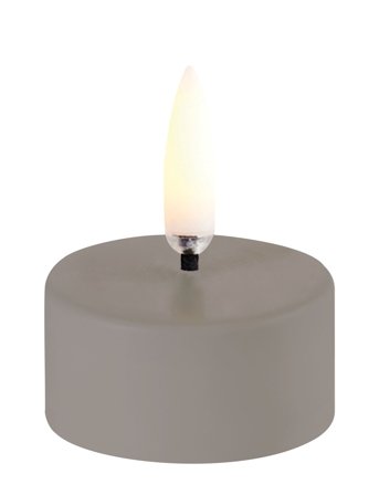 UYUNI Lighting Led Tealight 400~ Battery Incl. - Beige - H2.1CM