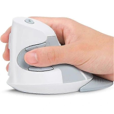 [CA] 2025 Ny vertikal mus, trådløs ergonomisk mus, 3 justerbare DPI (800-1200-1600 DPI), 6 knapper, avtakbar