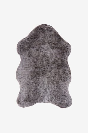 Skinnwille - Tæppeimitation Stily 90 cm - Grå - Skind & skindtæpper - 60X90 - Fra Homeroom