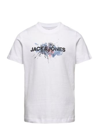 Jjtear Tee Ss Crew Neck Jnr T-shirt Hvid Jack & J S