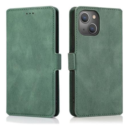 TG Käytännöllinen Lompakko Kotelo - iPhone 13 Tummanvihreä