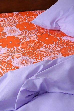 Jotex - Faconsyet Lagen Økologisk Orange - ANNA - Køb Faconsyede lagener hos Jotex