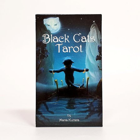 Svart katts Oracle Tarot Card