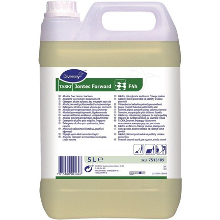 DIVERSEY Golvrengöringsmedel, Jontec Forward F4i, koncentrerat, 5l - Lyreco - Städ och hygien - Rengöringsmedel - Grovrent