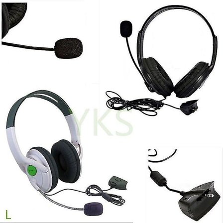 Live Big Headset Hörlurar Mikrofon för Xbox 360 Slim