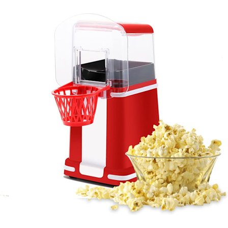 Majs Popcorn Maker, Elektrisk Husholdnings Automatisk Mini Air Po