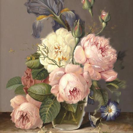 Full 5d Diy Diamond Painting Cross Stitch "charmiga Blommor Förs Som På Bilden 6 50x50cm