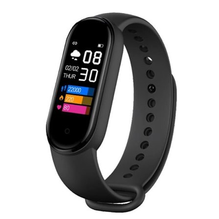 Smart armband Bluetooth smart klocka Puls- och blodtrycksövervakning