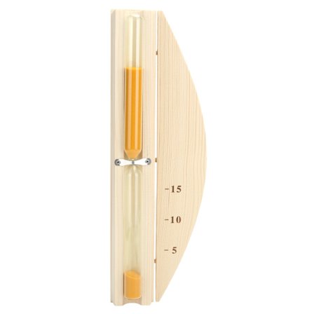 Sauna Timeglass 15 Minutters Timer Veggmontert Tre Sandklokke