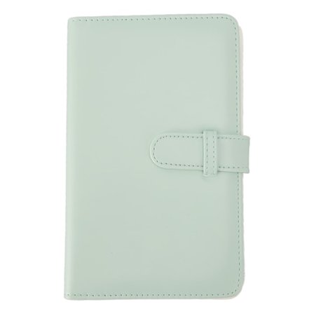 Fotoalbum med stor kapacitet, 96 fickor, PU-läderomslag, tryckknappdesign, litet album för Fujifilm Instax Mini 12 11 9 8 90 70 40