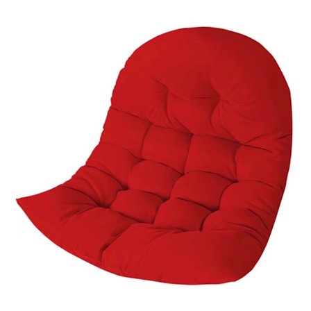 Indendørs hængende æggestol hængekøje stol sæde tyk pude hynde puder, 120x80cm