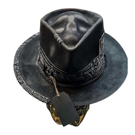 Cowboyhat til mænd, punkstil, western cowboyhat, kraniehat