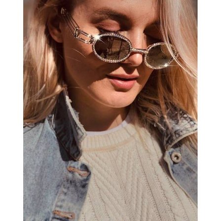 2023 Hip Hop Quavo Migos Diamond Rappers Glasses Iced Gold Out Shinny Steampunk