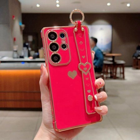 Mobilskal till Samsung Galaxy S26 Ultra TPU + PC Kickstand - Rosa