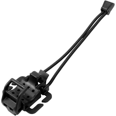 Taktisk utstyrsklips, flerbruksfeste utendørs taktisk tilbehør for å feste utstyr til ryggsekk, kompatibel med Molle-vesker (svart)