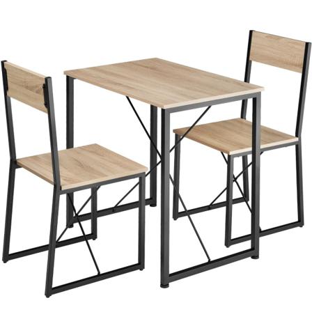Tectake Sittgrupp Margate Ljusbrun