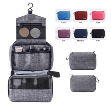Rummelig Hængende Toilettaske Rejse-toilettaske Perfekt til Rejsen