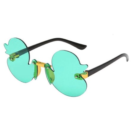 Barnesolbriller Andungeform Gjennomsiktig Anti-UV Beskyttelse mot Sollys Øyebeskyttelse Fotorekvisitt Jenter Ferie Sommer Strand Solbriller 2025