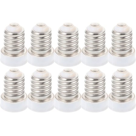 10 st Lampans Adapterlampahållare Adapter E14 Till E12 Glödlampa Adapter Försörjning
