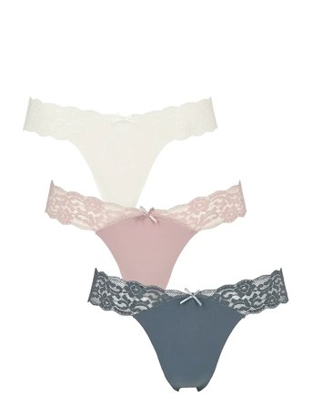 Missya | Seamless String W Lace On Side 3-Pack | L