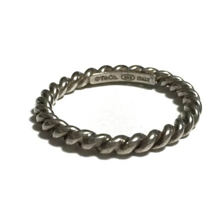 Tiffany & Co. Pre-owned Rings , Grijs , Dames , Maat: ONE Size