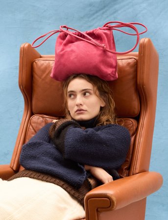 Becksöndergaard Suede Giana Bag - Pink - ONE SIZE