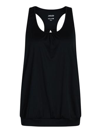 Women Sports Top Sport T-shirts & Tops Sleeveless Black ZEBDIA