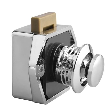 Trykknapplås - 20mm Knapplås Møbler Nøkkelfri Skap Dør