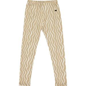 Beau Loves Beige Wiggle Print Leggings 6-7 Years - Bottoms - 6-7 years - Beige - Mädchen