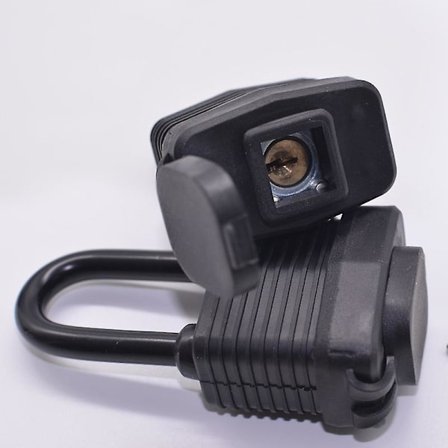 Vanntette hengelåser med samme nøkkel for utendørs bruk, kraftig laminert stållåskropp med plastdeksel, 1-9/16 tommer bred, lang hengelås, pakke med 2