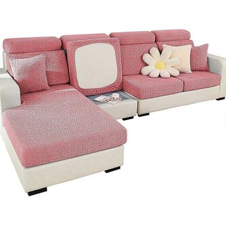 Sohvan istuintyynyn päällinen, joustava sohvanpäällinen, 1-istuttava, L-muotoinen lepotuolin huonekalusuoja