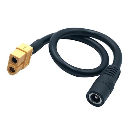 1kpl XT60 -60 Naaras DC 5,5 mm X 2,5 mm Naaras Virtasovitin Kaapeli FPV-näytön Drone-virtajohtoon