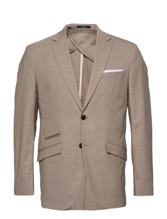 Slhslim-Nicklogan Sand Struc Blz B Beige Selected Homme