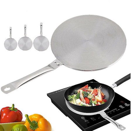 Varmefordelingsplade Induktionsplade Konverter Varmespreder Gas Kogeplade Pande(24cm)