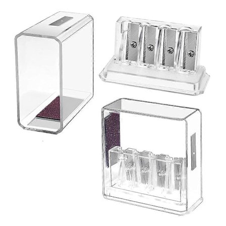 2 stk. Tømrerblyantspidser Lang spids Manuel blyantspidser