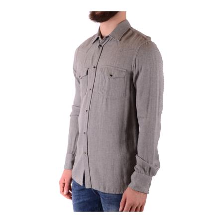 Dondup, Shirt Grijs, Heren, Maat:S