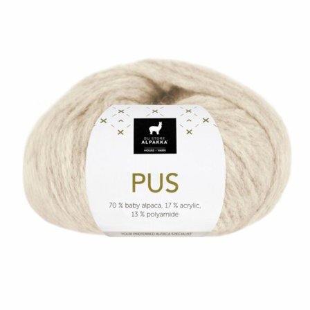 Du Store Alpakka Garn Pus Lys-Beige-Melert 4064, 50g