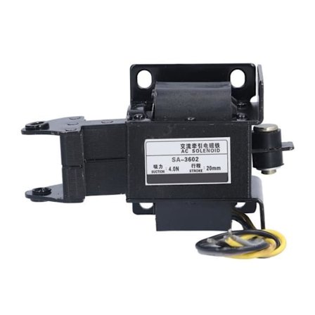 HURRISE elektrisk push pull magnet BERM solenoid elektromagnet pull elektrisk magnet AC220V -h