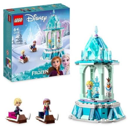 LEGO Disney Princess 43218 Annan ja Elsan maaginen ratsastus, jäädytetty lelu Olaf-hahmolla Blå