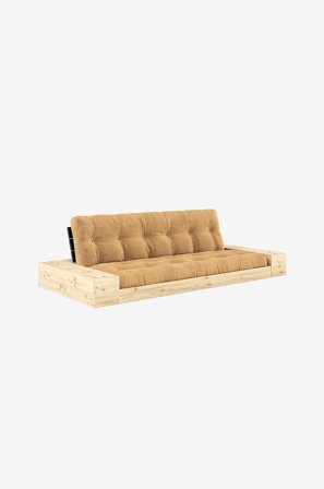 Karup Design - Base Sovesofa m. 2 sidebokser Tre-seter - Brun - Sovesofaer - Fra Homeroom