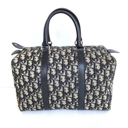 Dior Vintage, Pre-owned Canvas handbags Blauw, unisex, Maat:ONE Size