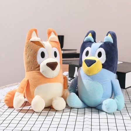 2 kpl JUMBO PLUSH SGL PK - BLUEY-WELLNGS
