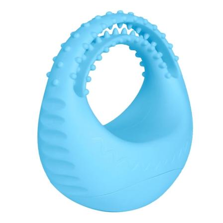 Interaktiv Hundefotball Tumbler, Hundefotball for Aggressive Tyggere, Peppy Pet Ball for Store Hunder Blue