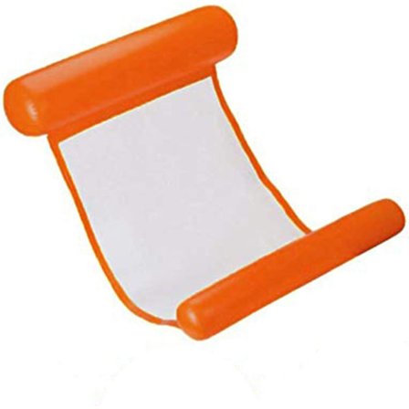 Flytande säng uppblåsbar vattenhängmatta solstol för hav pool strand