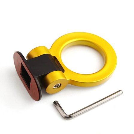 Bil Trailer Hook Racing Ring GULD - high quality