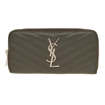 Saint Laurent Vintage Pre-owned Wallets Grå, Dame Vintage Accessories, Størrelse: ONE Size