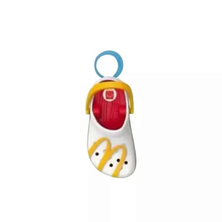 2024 McDonald's Mini Crocs Nøkkelring Happy Meal Leke Komplett Søt Mini Nøkkelring-Xin