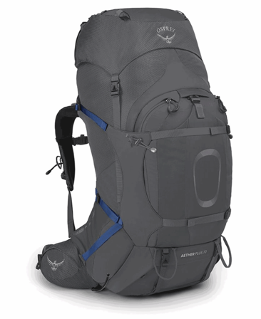 Osprey Aether Plus 70 Eclipse Grey