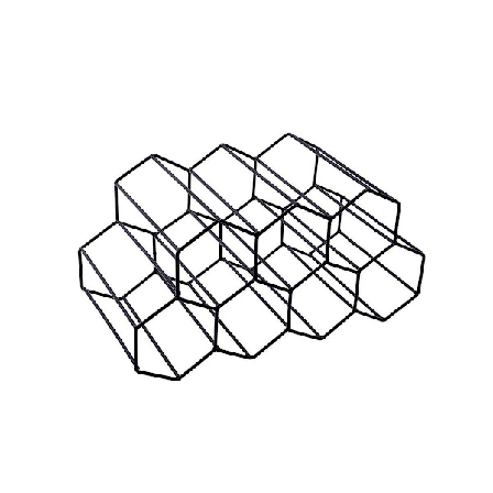 Vinstativ til bordplade, Vinflaskeholder, Lille Vinstativ til gulvet, Vinflaskeholder