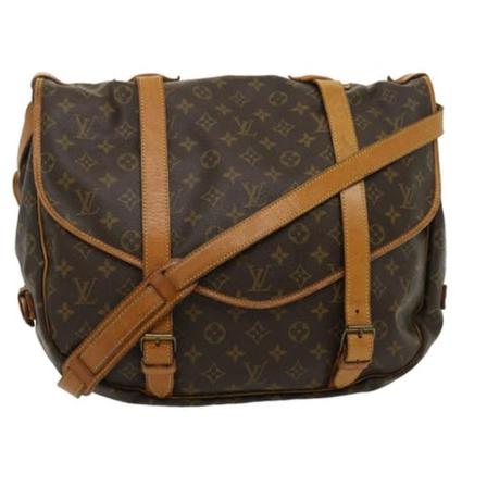 Louis Vuitton Vintage, Pre-owned Saumur Bag Bruin, Dames, Maat:ONE Size